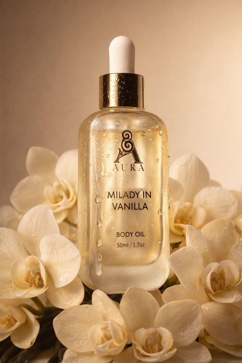 Milady in vanilla - Elegant and long lasting body oil